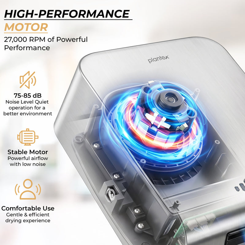 Plantex Automatic Hand Dryer 1000W/304 Stainless Steel Touchless Hand Dryer-4