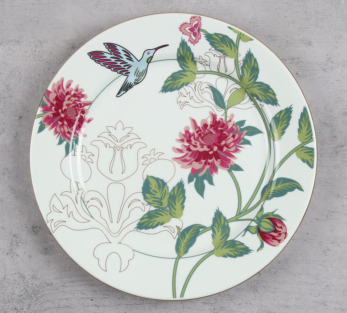 India Circus Petal Perfection Georgian Dinner Set of 20, For Family of 6