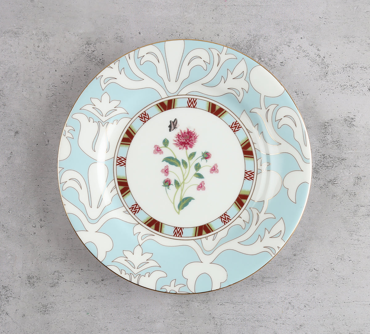 India Circus Petal Perfection Georgian Dinner Set of 20, For Family of 6