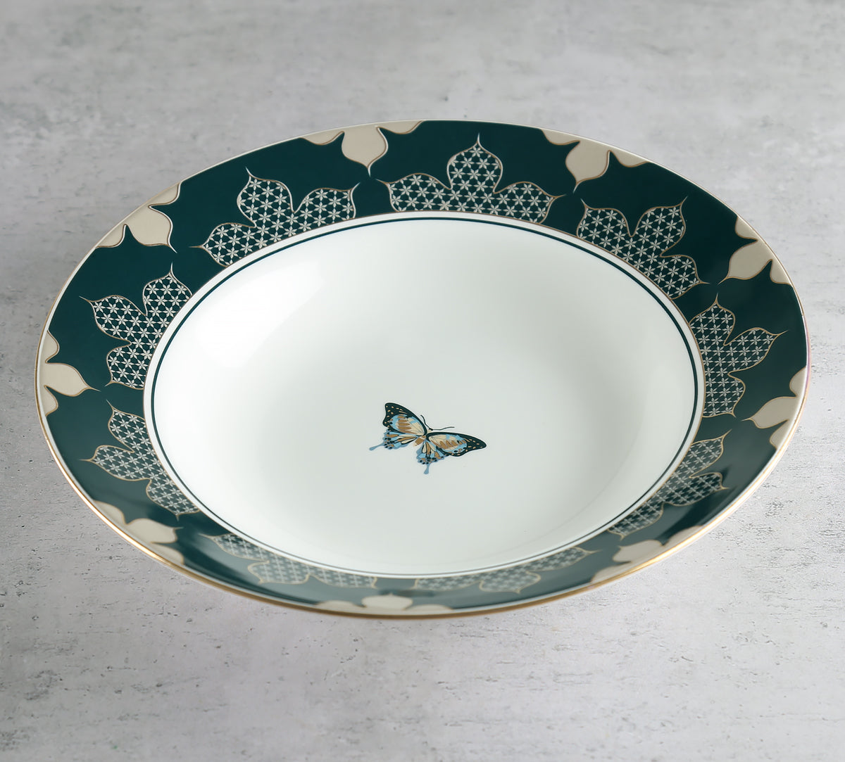 India Circus Nature's Bloom Pasta Plate Set of 2