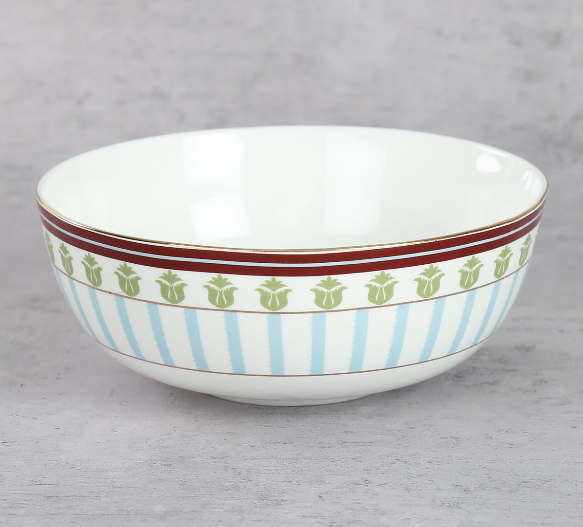 India Circus Petal Perfection Georgian Dinner Set of 20, For Family of 6