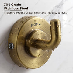 Plantex 304 Grade Stainless Steel Robe Hook/Cloth-Towel Hanger/Napkin Hanger/Bathroom Accessories - Daizy (Antique)-5
