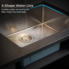 Plantex Guranteed Stainless Steel 304 Grade Kitchen Sink/Undermount Sink for Kitchen with 7 Years of Warranty by Plantex/Single Bowl Sink with Fittings & Drying Rack (Silver Matt - 21x18 Inches)-6
