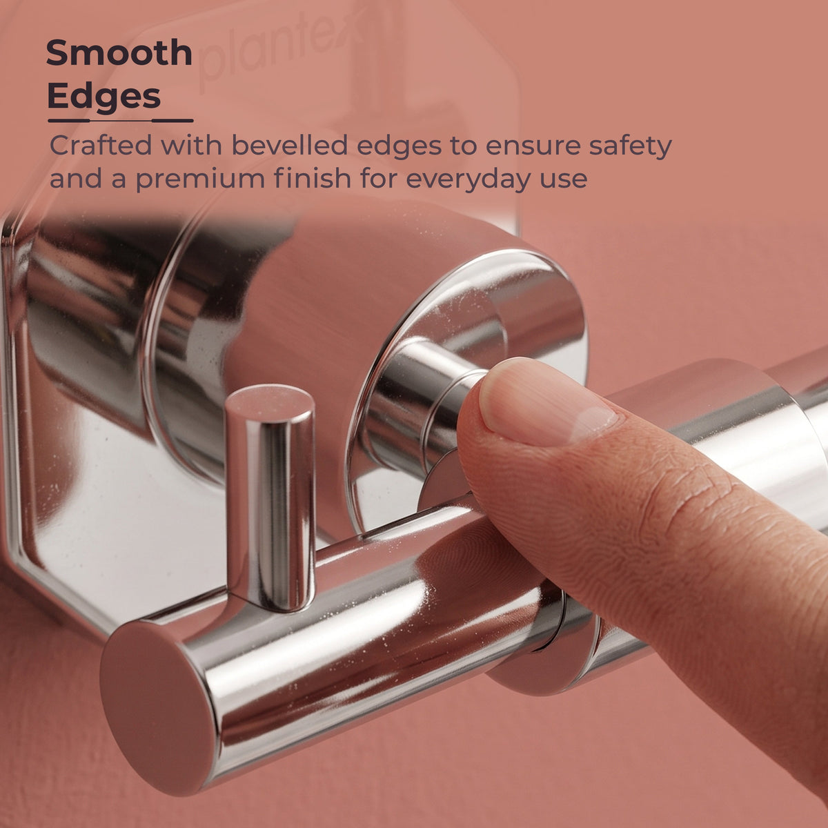 Plantex 304 Grade Stainless Steel Hook for Bathroom/Cloth Hanger for Wall/Hanger Hooks/Wall Hooks for Hanging Strong - Nipron (Chrome)-4