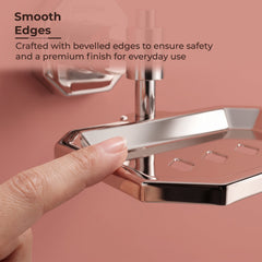 Plantex 304 Grade Stainless Steel Bathroom Soap Holder for Bathroom/Soap Bar Holder/Bathroom Accessories - Nipron (Chrome)-3