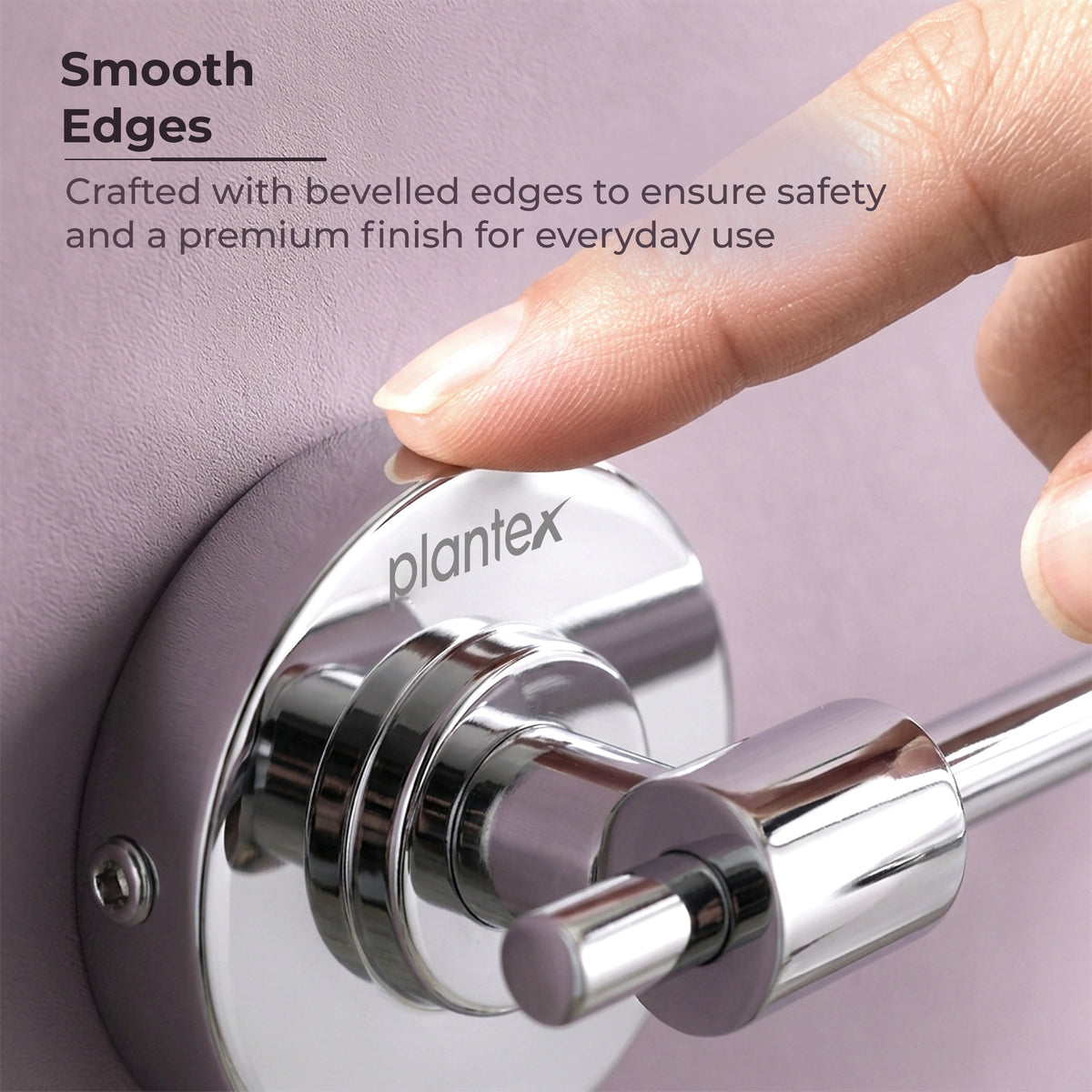 Plantex 304 Grade Stainless Steel Liquid Soap Dispenser/Shampoo Dispenser/Hand Wash Dispenser/Bathroom Accessories - Daizy (Chrome)-3