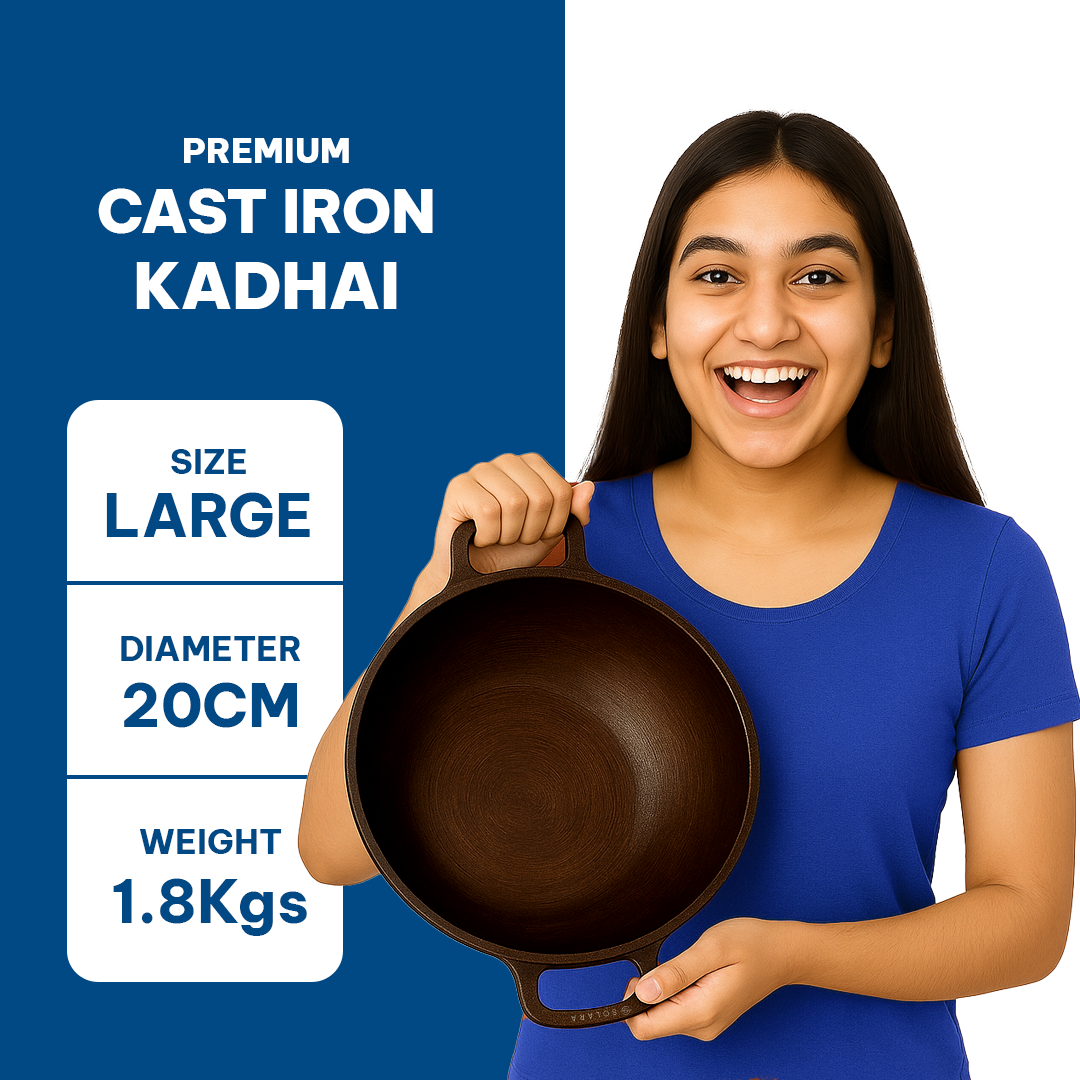BlackForge Cast Iron Tawa with 2 Loops