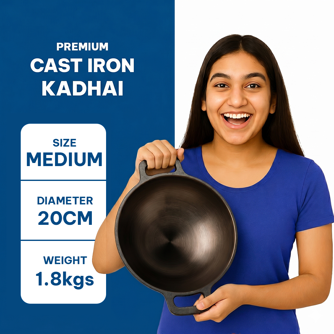 BlackForge Cast Iron Kadai