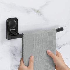 Plantex Stainless Steel Napkin Hanger for Washbasin/Napkin Holder for Bathroom/Towel Ring/Bathroom Accessories - Pack of 1 (Black)-3