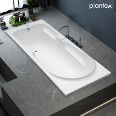 Plantex Bathtub For Bathroom/Bath tub for Adults/Deep Soaker Bathtub with Overflow and Waste Coupling Accessories (White - 1670 mm)-4