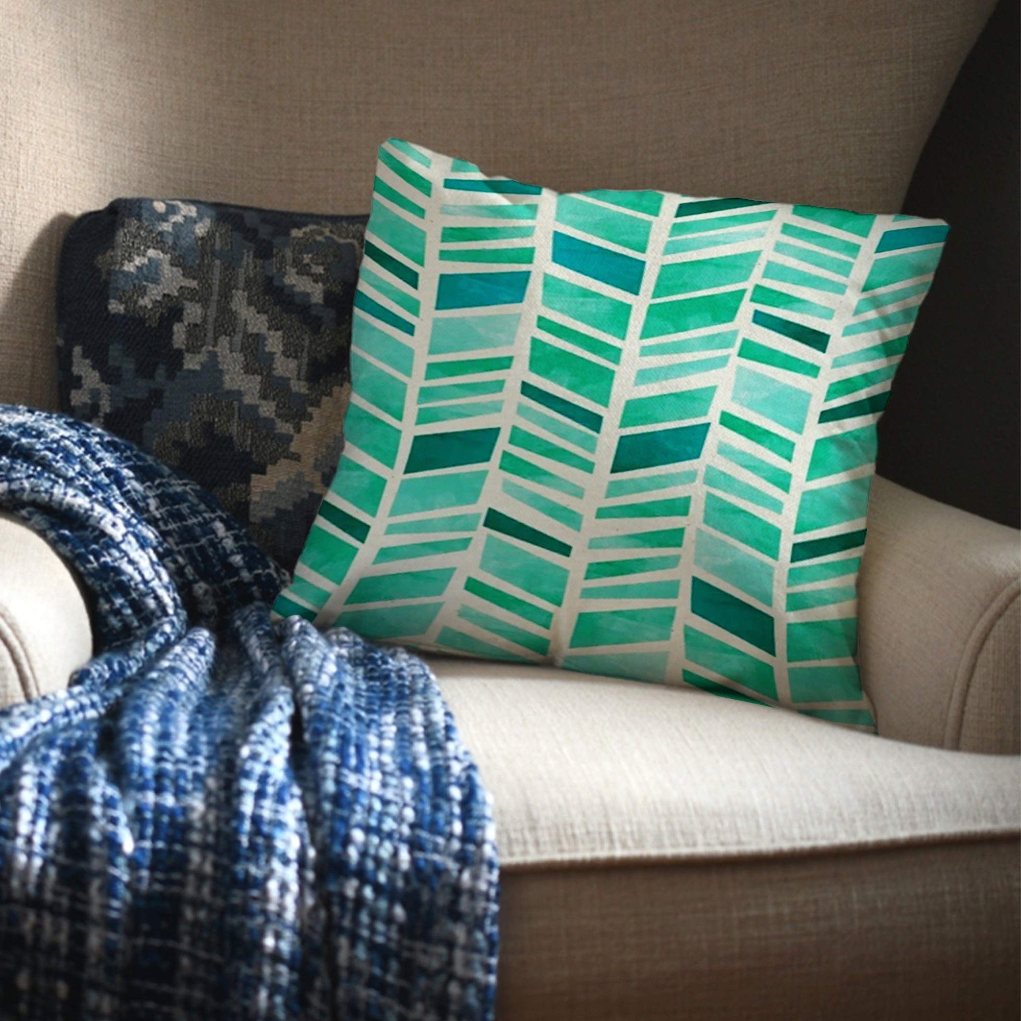 Outdoor Fabric Print Pillow 11