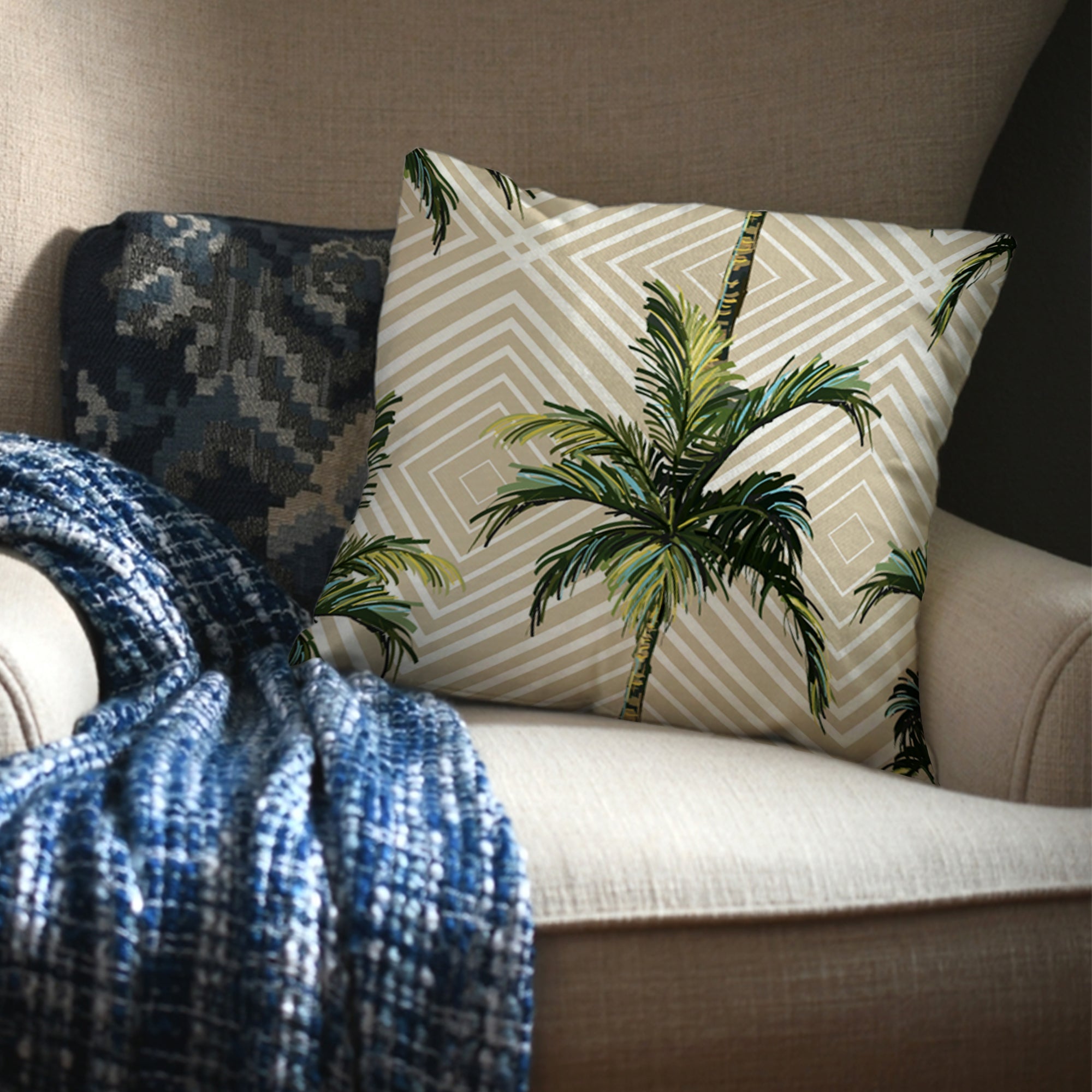 Outdoor Fabric Print Pillow 13