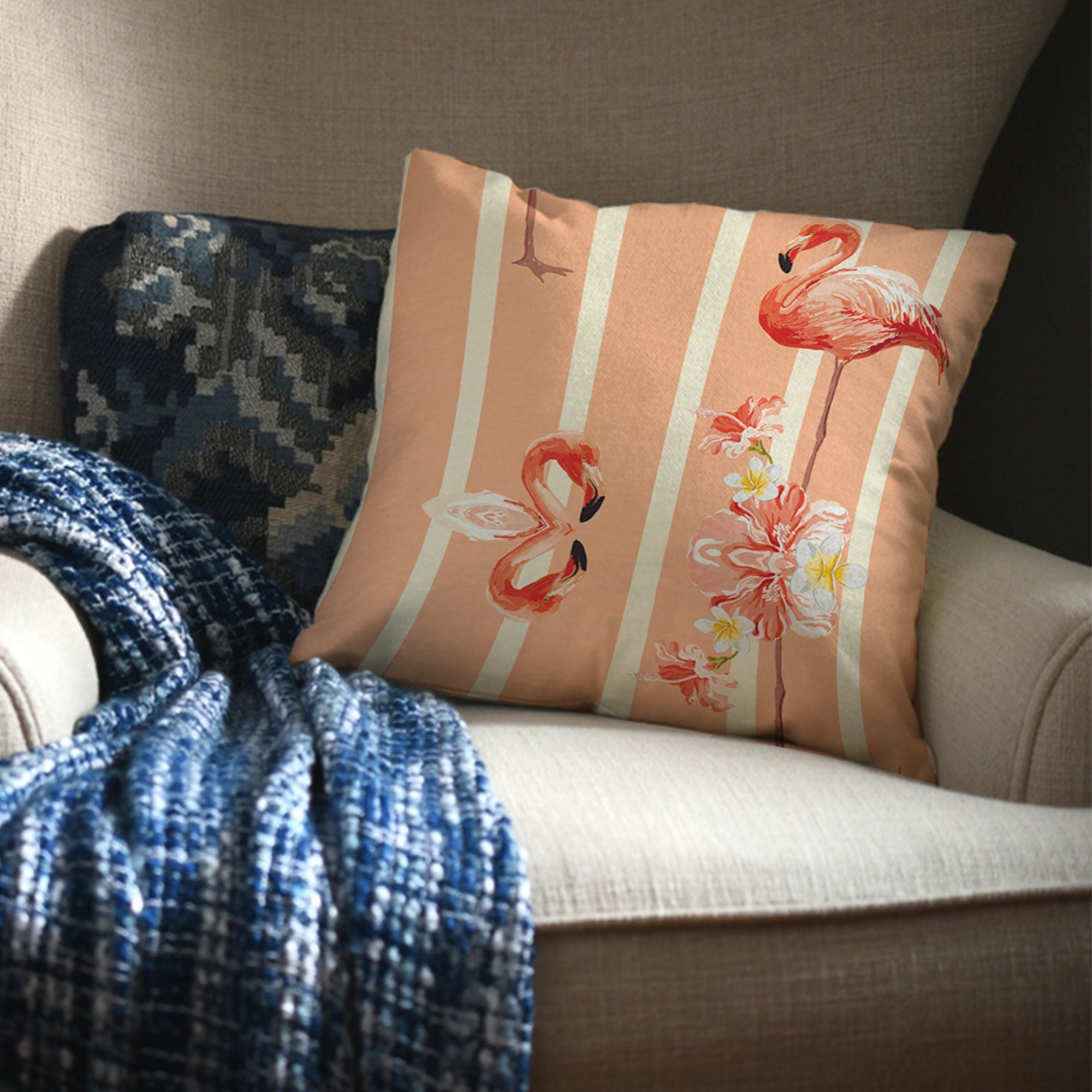 Outdoor Fabric Print Pillow 16
