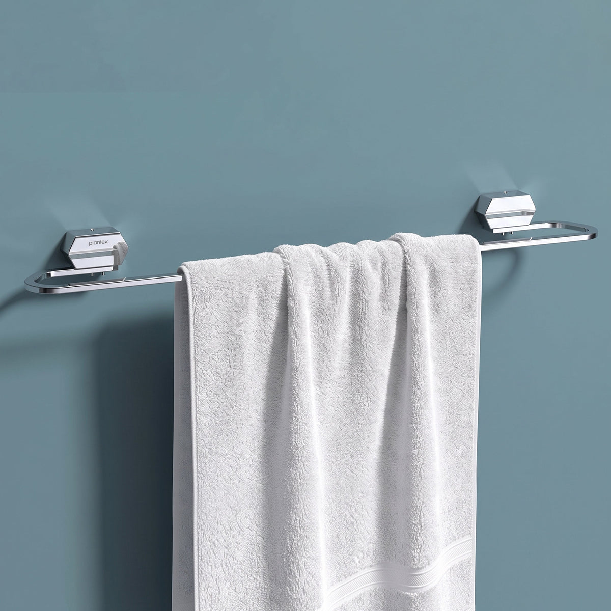 Plantex Towel Rod for Bathroom/304 Grade Stainless Steel Towel Hanger/24 inch Towel Holder/Bathroom Accessories - Pack of 1 (Delta - 2804, Chrome)-1