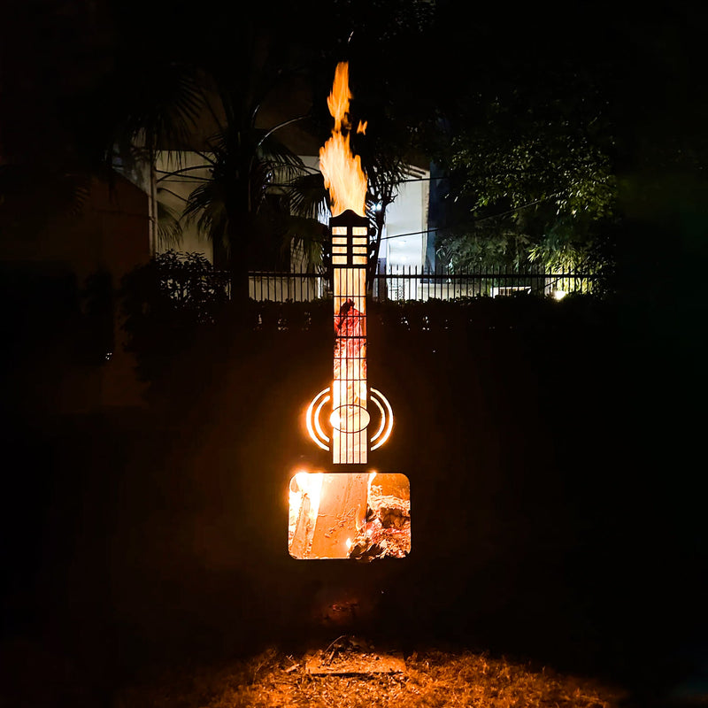 Guitar Outdoor Fire Pits