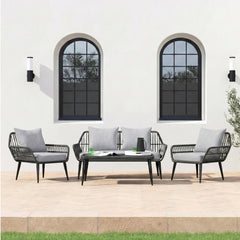 Alveré Outdoor Sofa Set 2 Seater, 2 Single seater and 1 Center Table