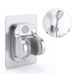 Plantex ABS Hand Shower Holder For Bathroom/Strong Self Adhesive Adjustable Handheld Shower/No Drilling Wall Mount Bracket - (Chrome) (Model APS-971)-3