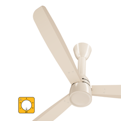 atomberg Renesa Prime Crest 1200mm BLDC Ceiling Fan with Regulator | 5 Star | Advance Air+ Technology | 235 CMM | Low Noise | Sleek Design | 3 Year Warranty (Seasand Ivory)