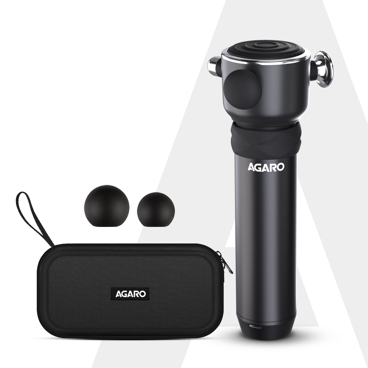 AGARO Imperial Handheld Deep Tissue Massager, Vibrating Muscle Massager - Therapy Back Massager for All Body Relief - Mu
