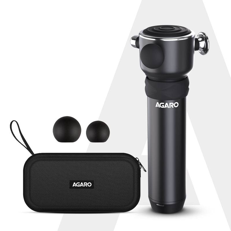 AGARO Imperial Handheld Deep Tissue Massager, Vibrating Muscle Massager - Therapy Back Massager for All Body Relief - Mu