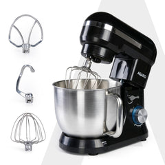 AGARO Royal Stand Mixer, Dough Maker Machine, 1000W Atta Maker, 100% Copper Motor, 5L SS Bowl, 8 Speed + Pulse Function,