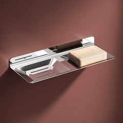 Plantex Stainless Steel Double Soap Holder for Bathroom/Soap Stand/Soap Dish/Wall Mounted Soap Holder/Bathroom Accessories-1