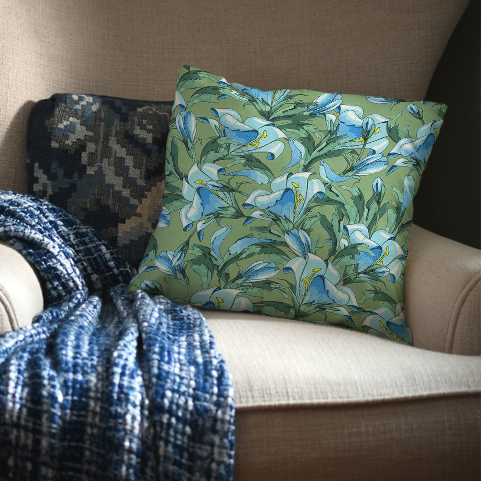Outdoor Fabric Print Pillow 24