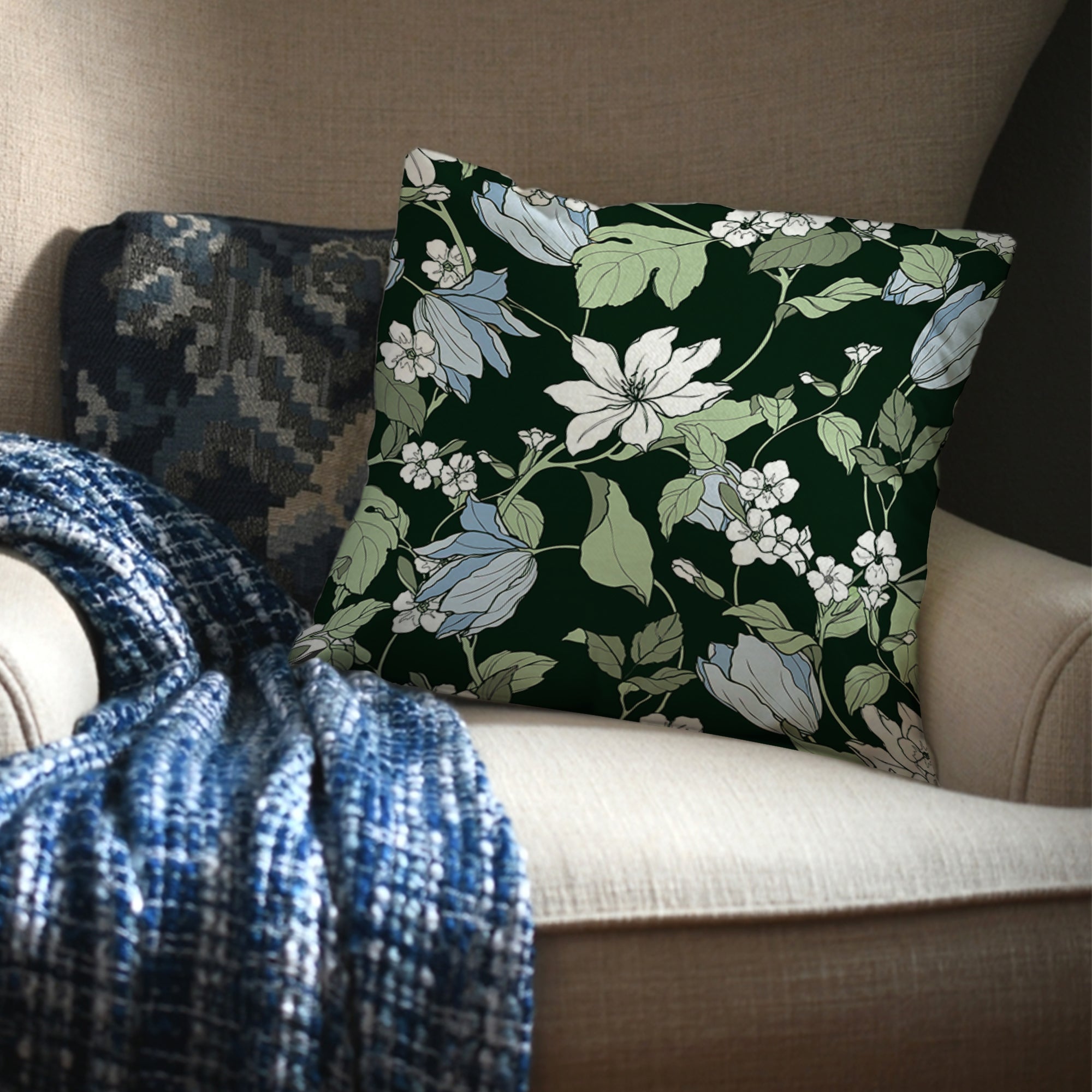 Outdoor Fabric Print Pillow 25