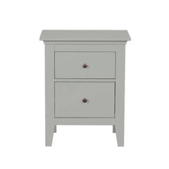 Wynmist Solid Wood 2 Drawer Nightstand