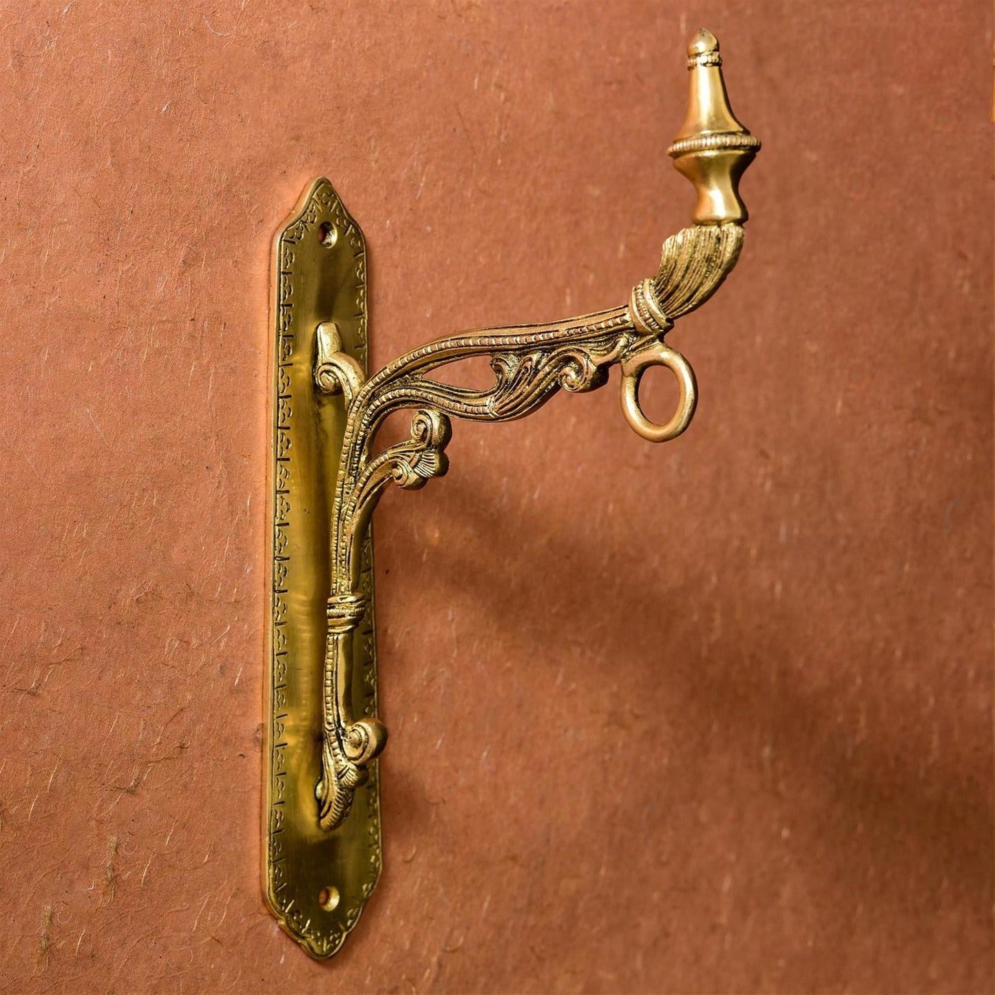 Brass Hanging Wall Mount Bracket (11 Inch)