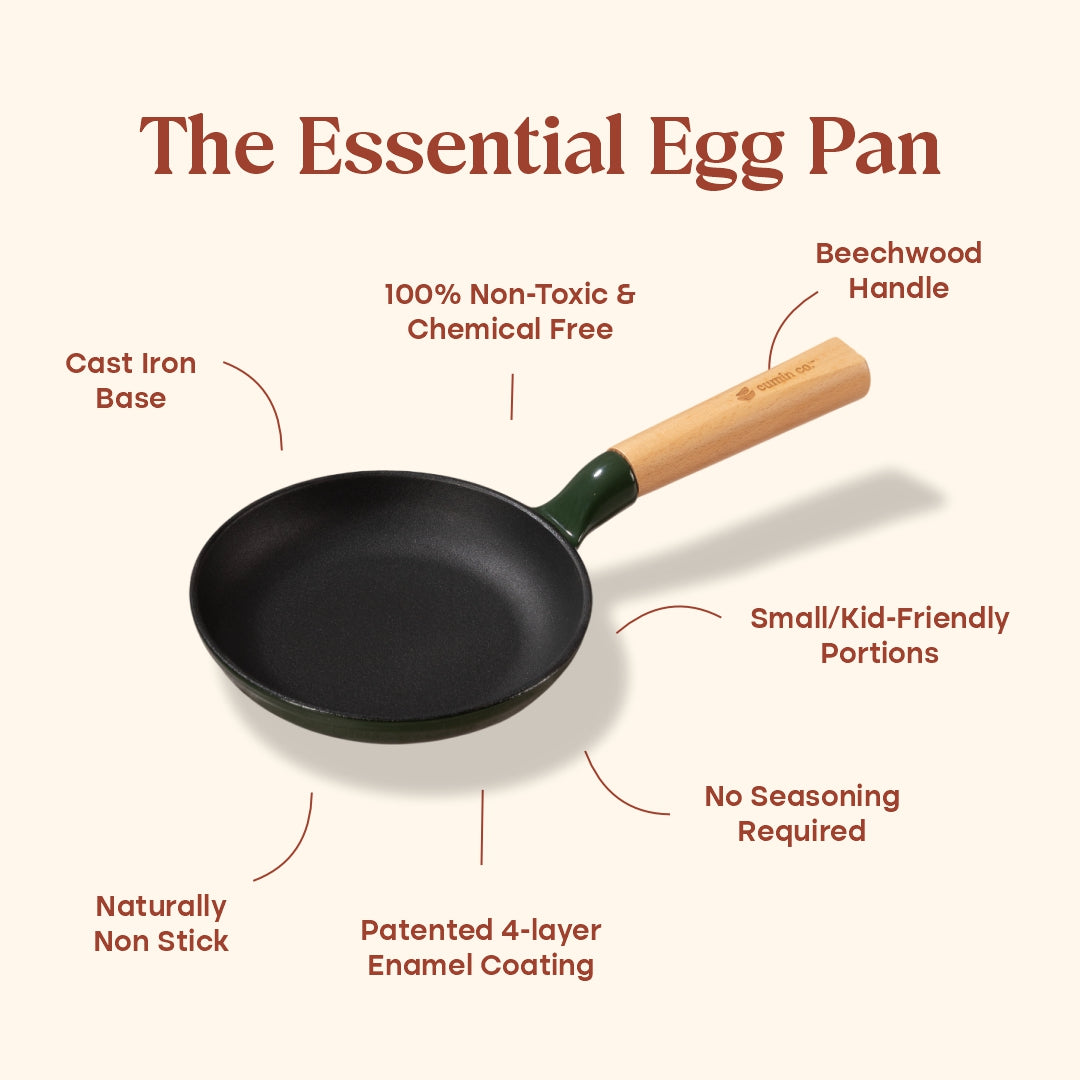 No. 6 Enamel Cast Iron Pan (16cm)