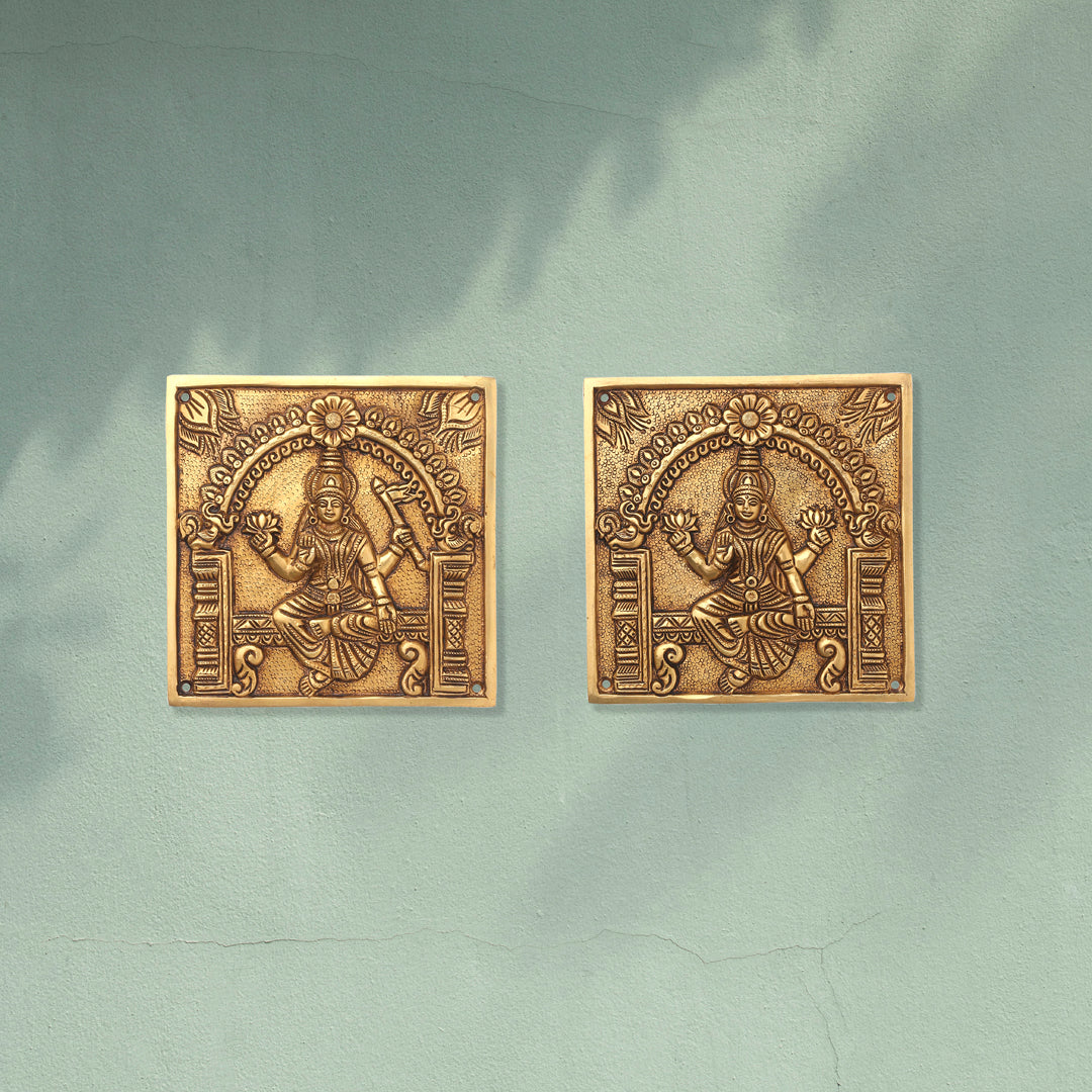 Brass Superfine Ashtalakshmi Wall Hanging Set