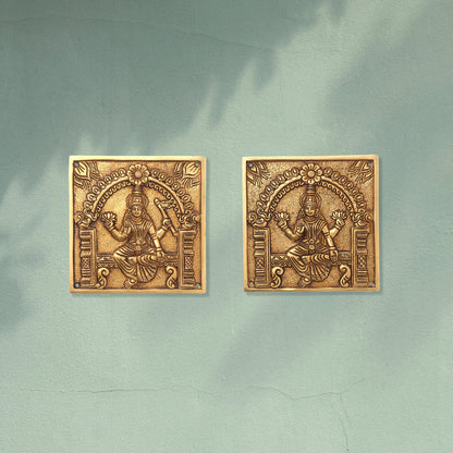 Brass Superfine Ashtalakshmi Wall Hanging Set