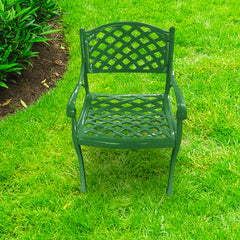 Ferri Cast Aluminium Garden Patio Single Seater Chair