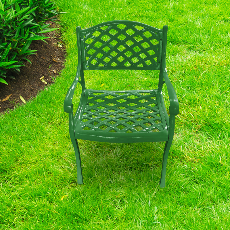 Ferri Cast Aluminium Garden Patio Single Seater Chair