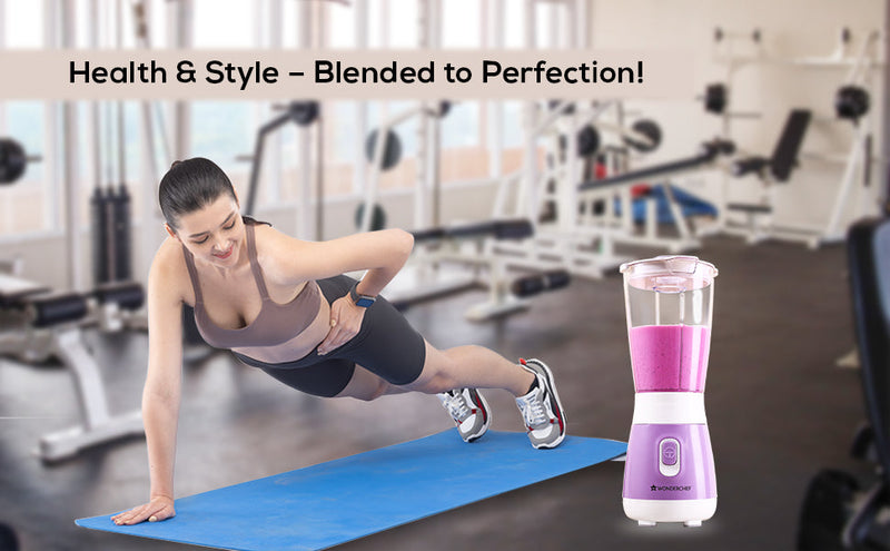 Orchid Personal Blender, 250W Copper Motor, 600ml Transparent Jar, Stainless Steel Blades for Perfect Blending, Hassle Free Blending of Fruits & Vegetable Juices, Protein Shakes, Smoothies