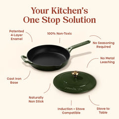 No. 10 Enamel Cast Iron Pan 2.0 (26cm)