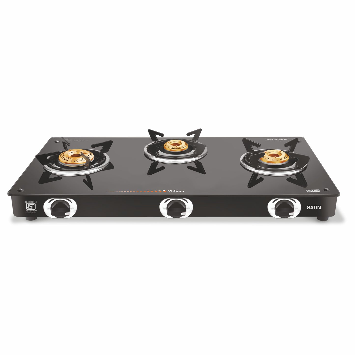 VIDIEM SATIN 3 Burner GAS STOVE