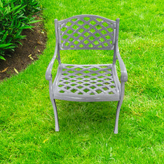 Ferri Cast Aluminium Garden Patio Single Seater Chair