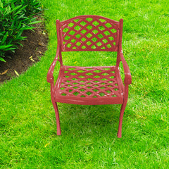 Ferri Cast Aluminium Garden Patio Single Seater Chair