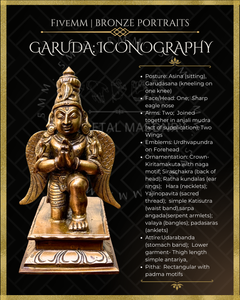 Garuda Panchaloha Bronze Icon - 6.5"