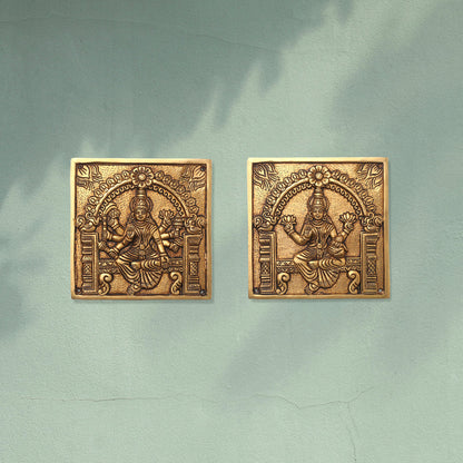 Brass Superfine Ashtalakshmi Wall Hanging Set