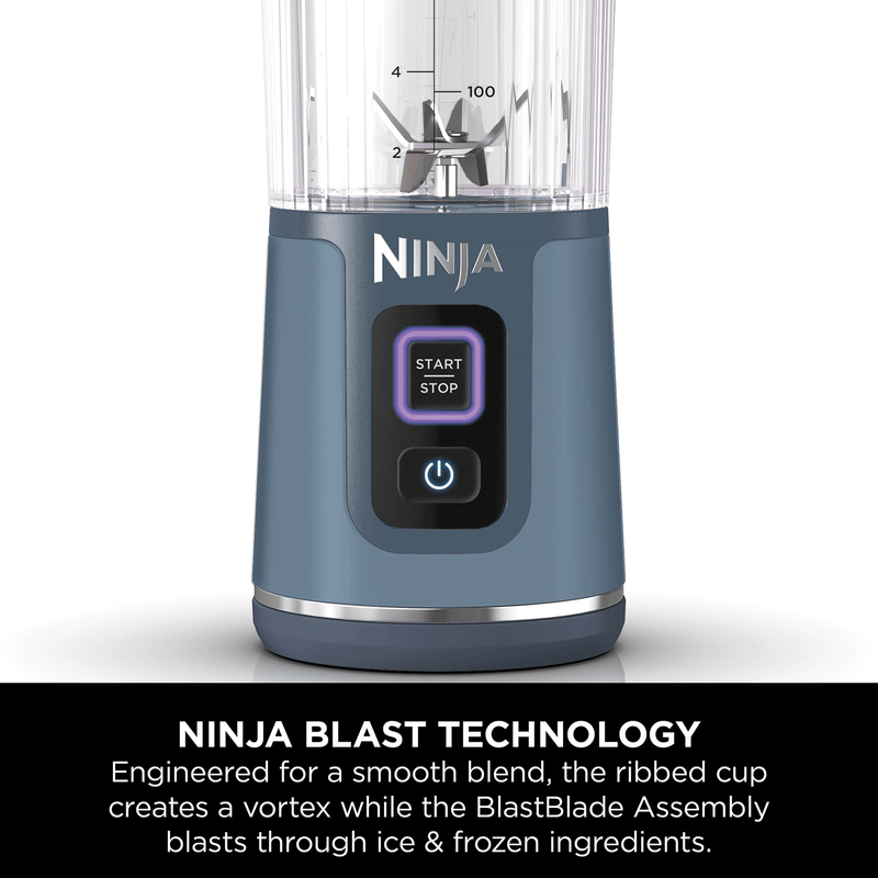 Ninja Blast Portable Cordless Blender (BC151IN) | 530ml, USB-C Rechargeable | Leak-Proof Lid