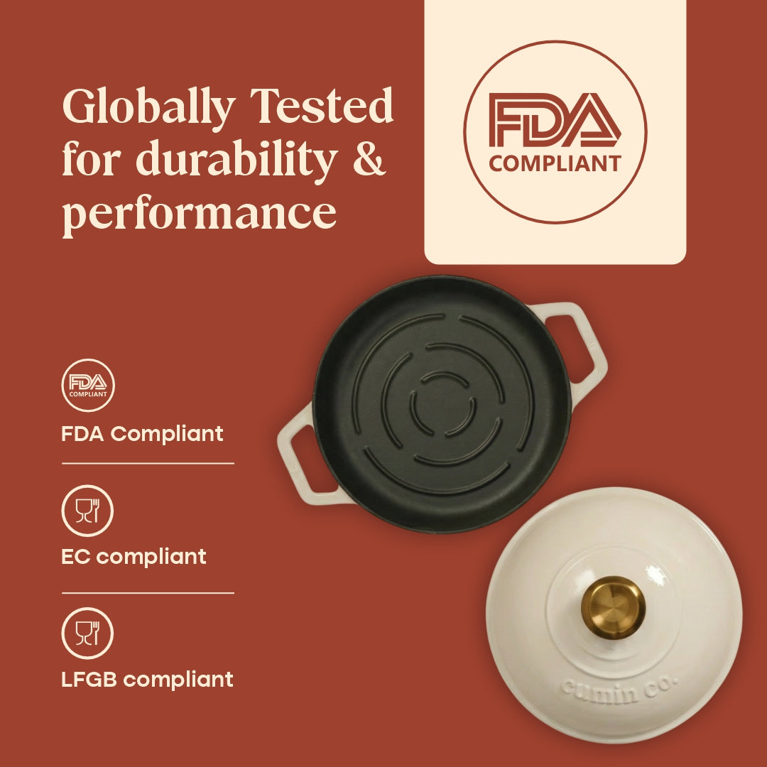 No. 8 Enamel Cast Iron Bread Oven (20cm)