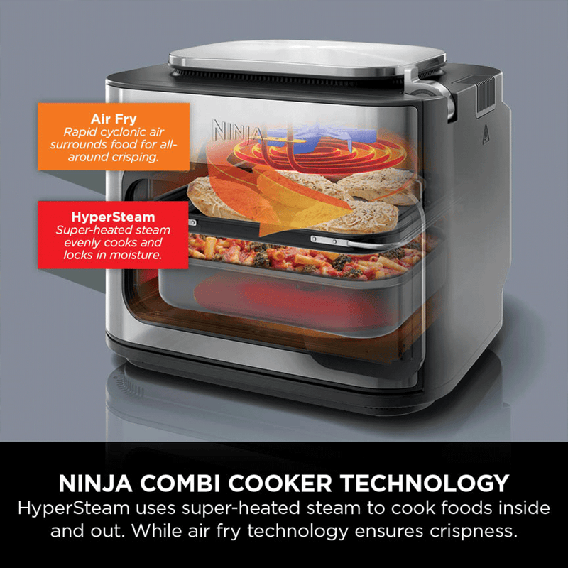 Ninja Combi 14-in-1 Multi-Cooker, Oven & Air Fryer (SFP701IN) | 12.5L, 3-Part Meals in 15 Mins