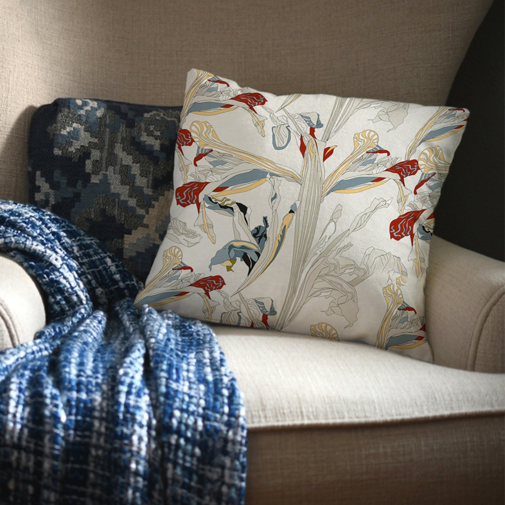 Outdoor Fabric Print Pillow 41