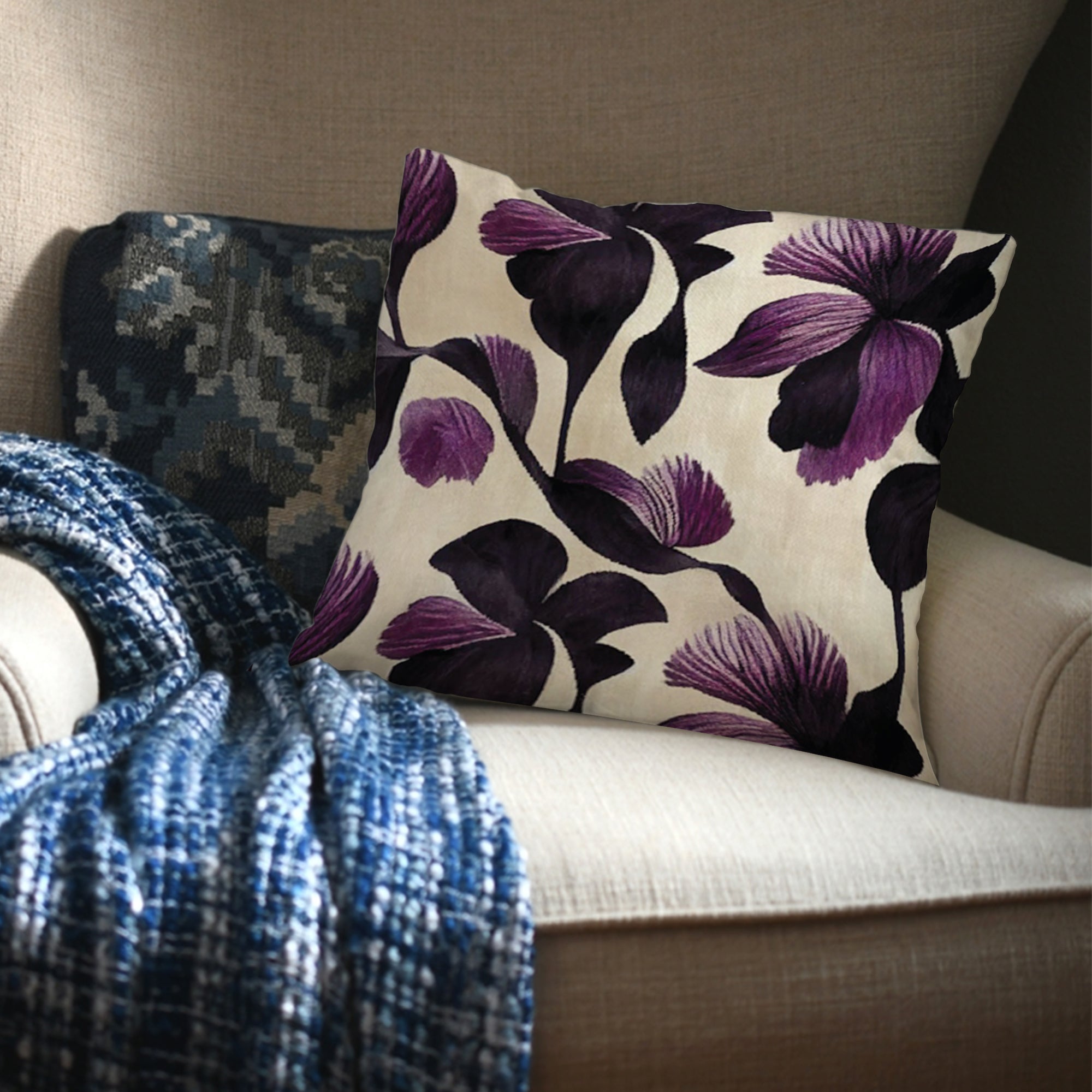 Outdoor Fabric Print Pillow 45