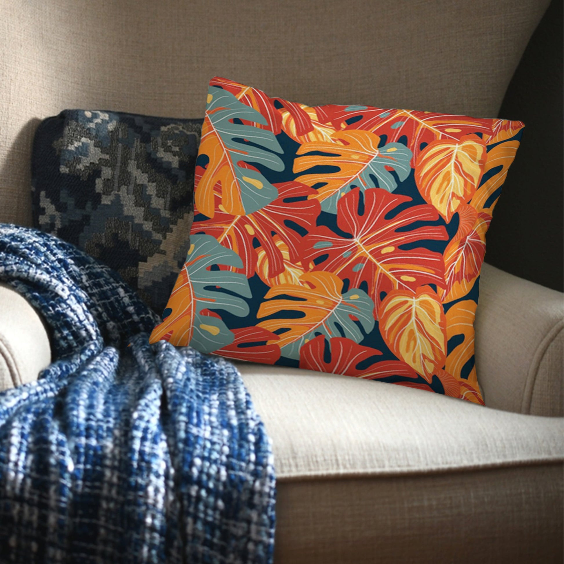 Outdoor Fabric Print Pillow 47