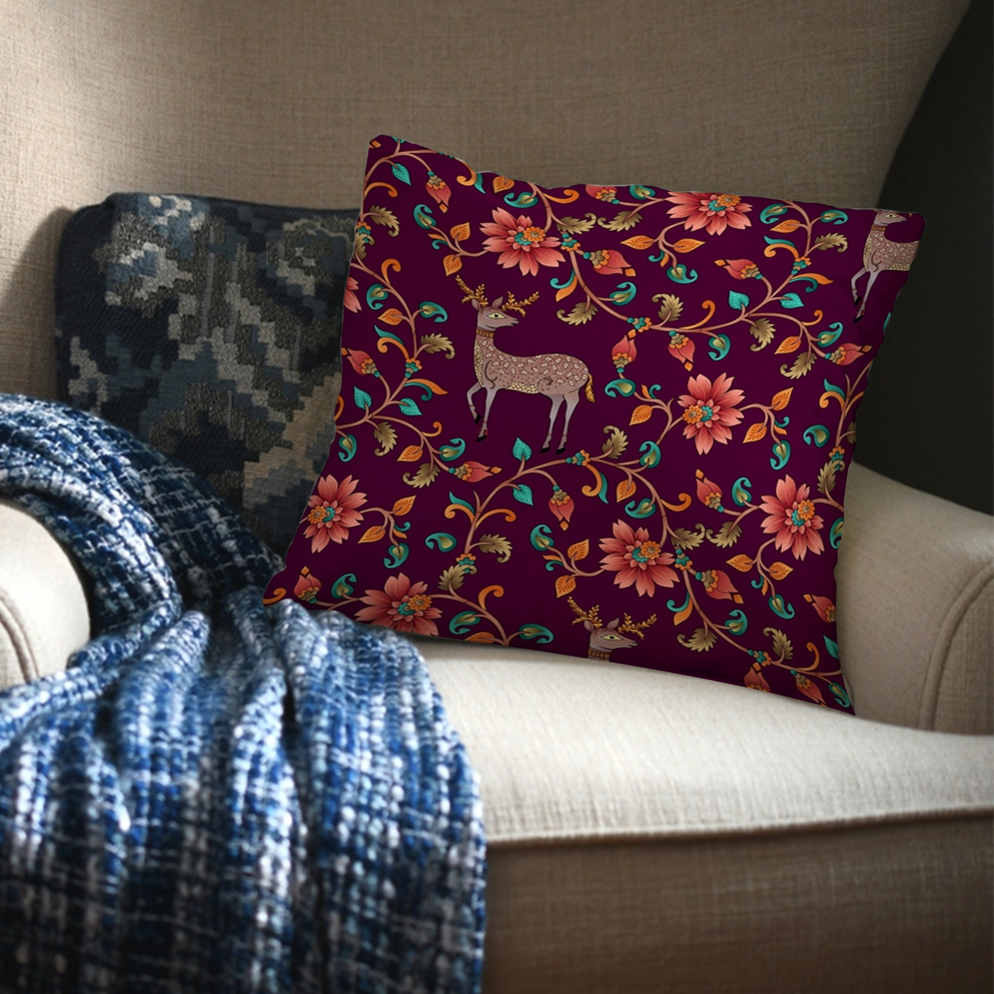 Outdoor Fabric Print Pillow 49