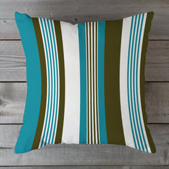 Outdoor Fabric Stripe Pillow Shade No 4
